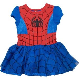 Spider-Man Dress, Pants, & Headband